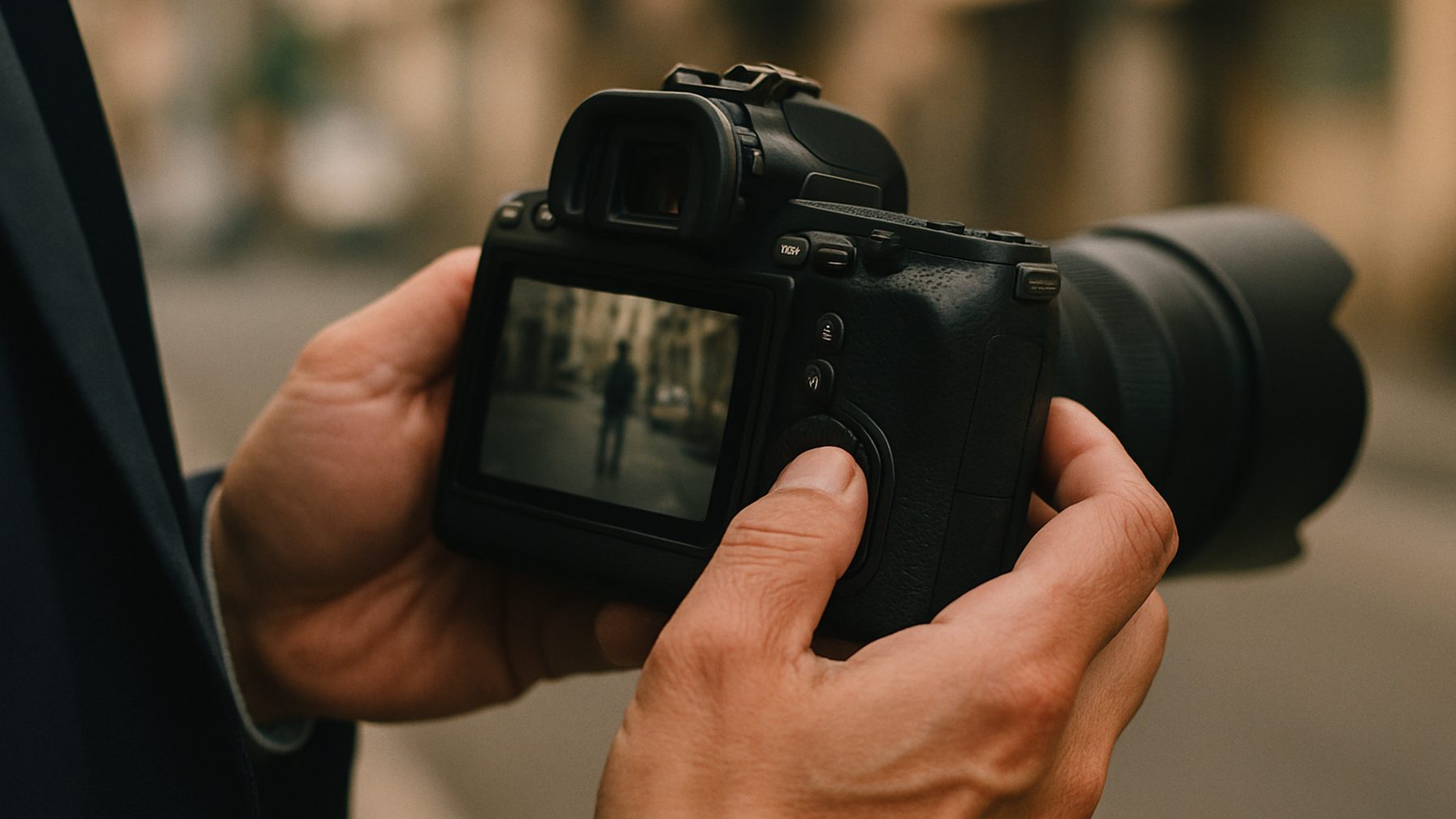 プロが撮影した証拠写真を確認するイメージ