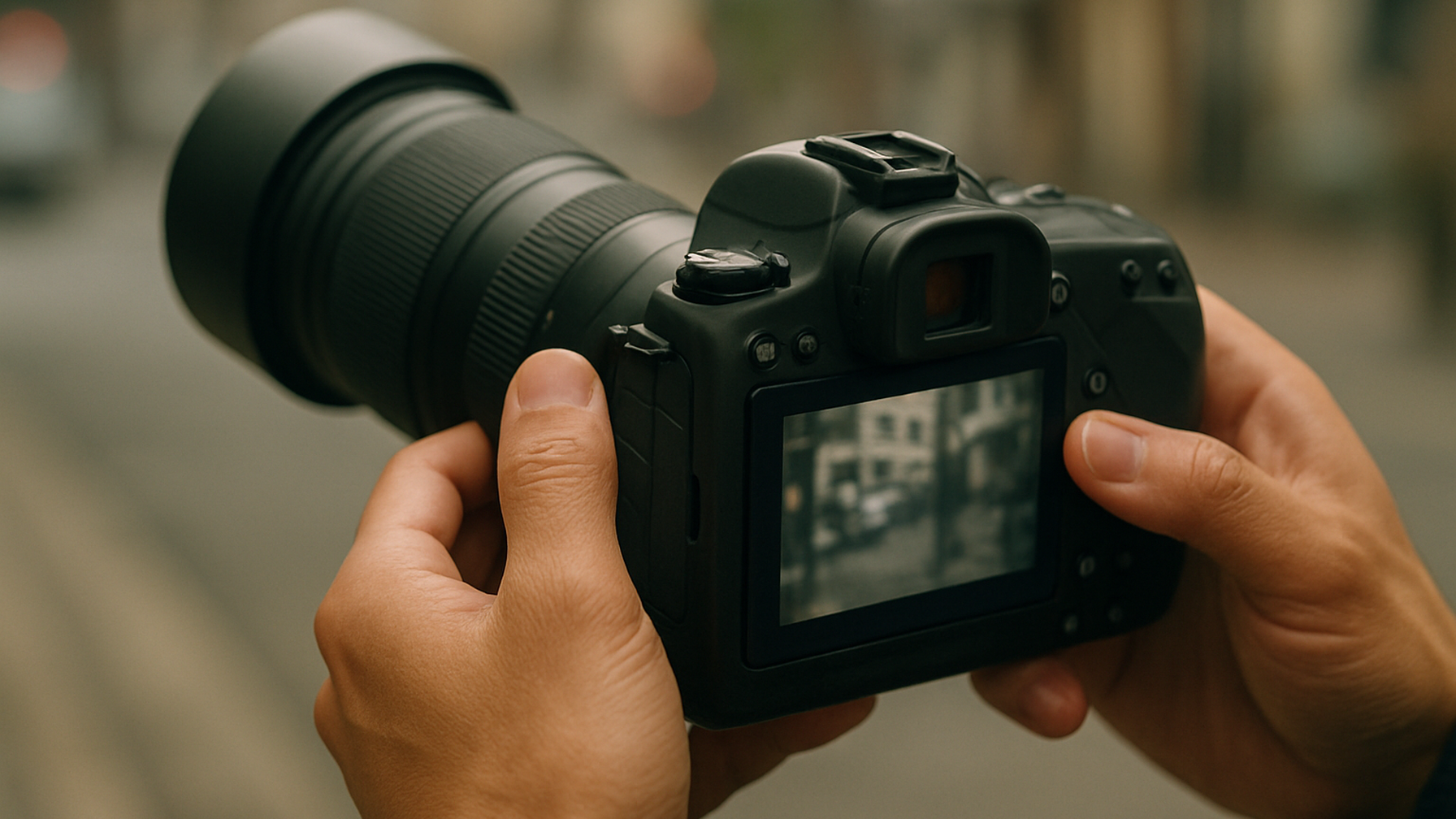 プロが撮影した証拠写真を確認するイメージ