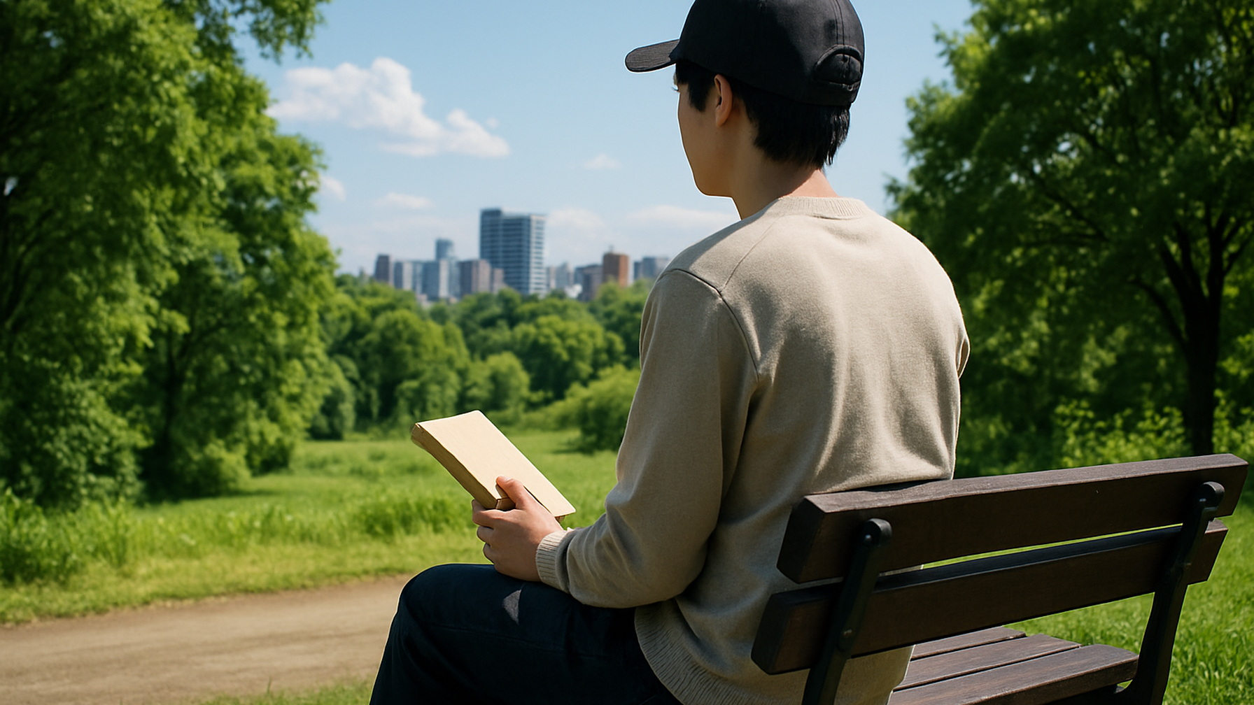 春日部市での浮気調査を考える人の姿