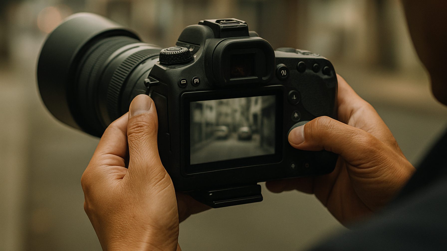 プロが撮影した証拠写真を確認するイメージ