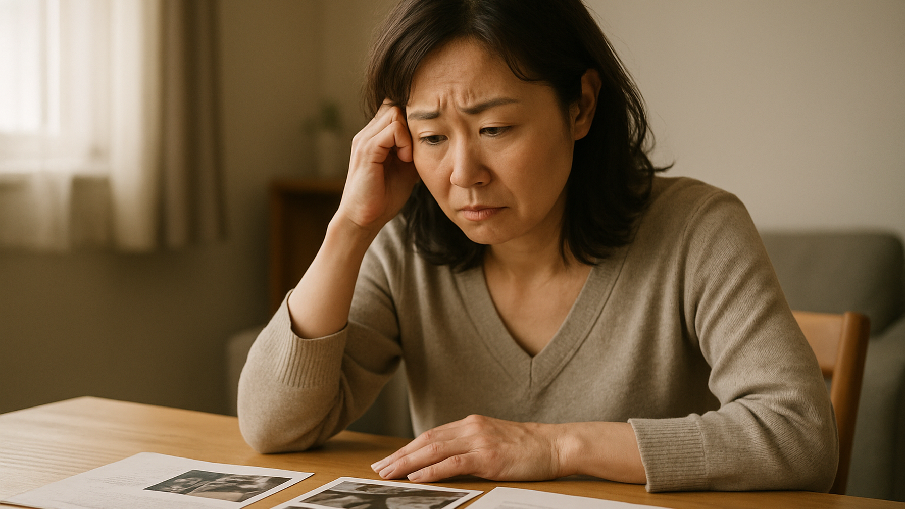 弁護士に証拠は使えないと言われ困惑する女性のイメージ