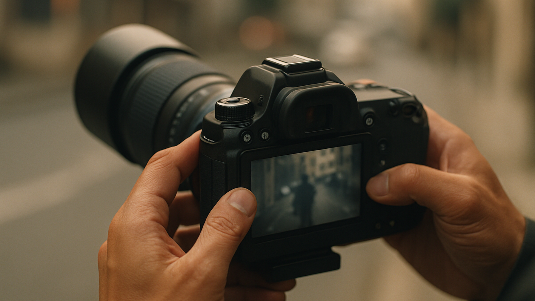 プロが撮影した証拠写真を確認するイメージ
