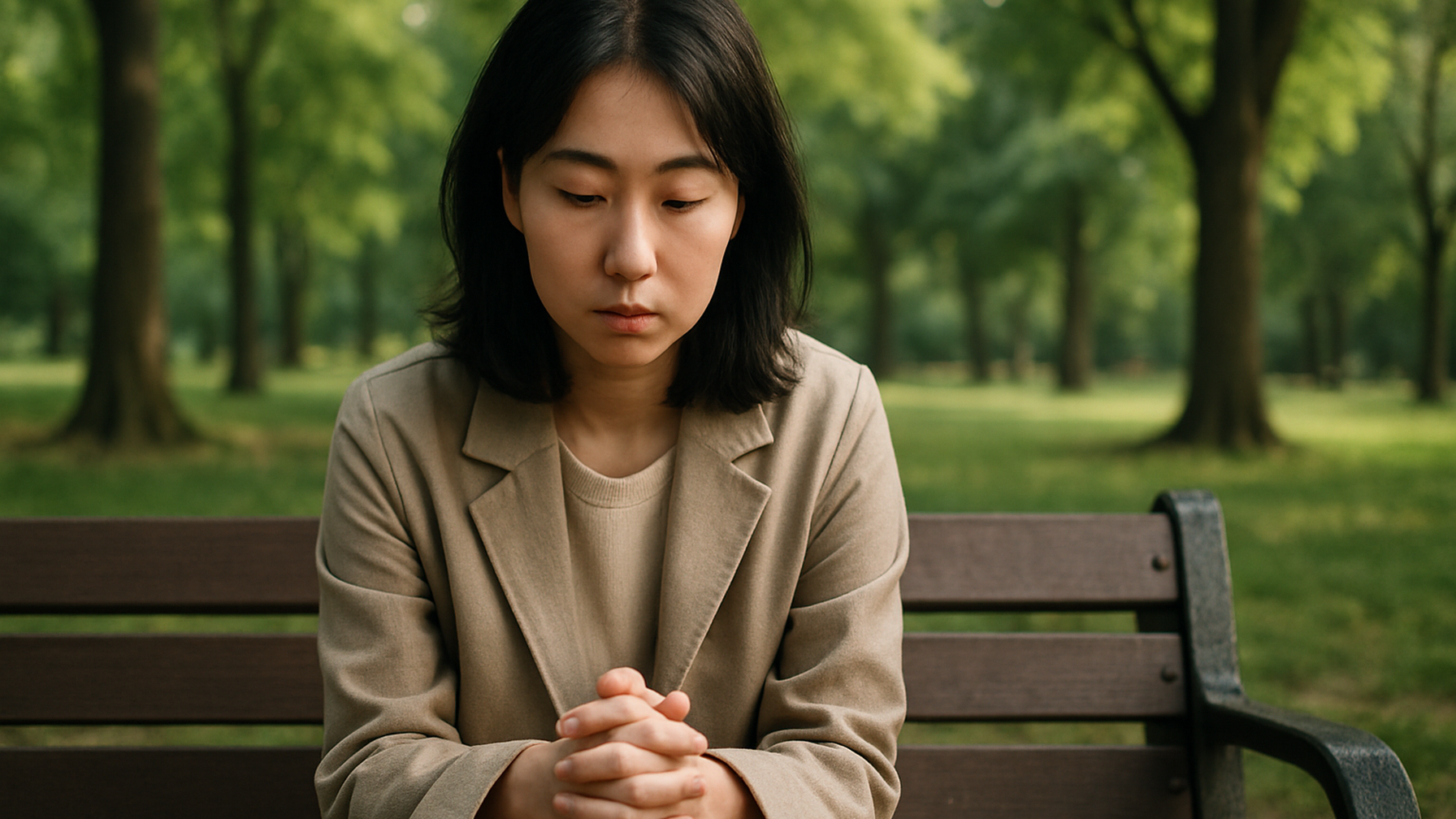 浮気調査の悩みを抱える女性の姿