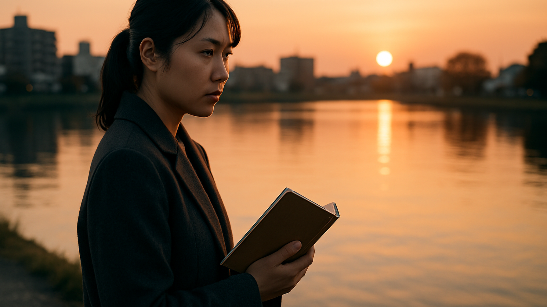 市川市で浮気調査を考え、決断をする女性の姿