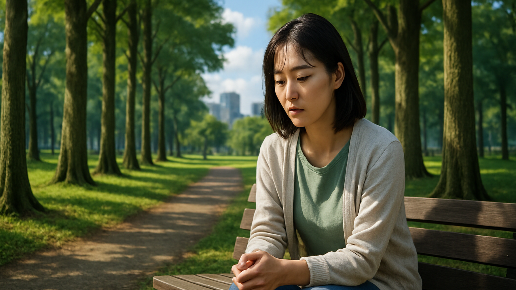 君津市で浮気調査を考える女性の内省的な瞬間